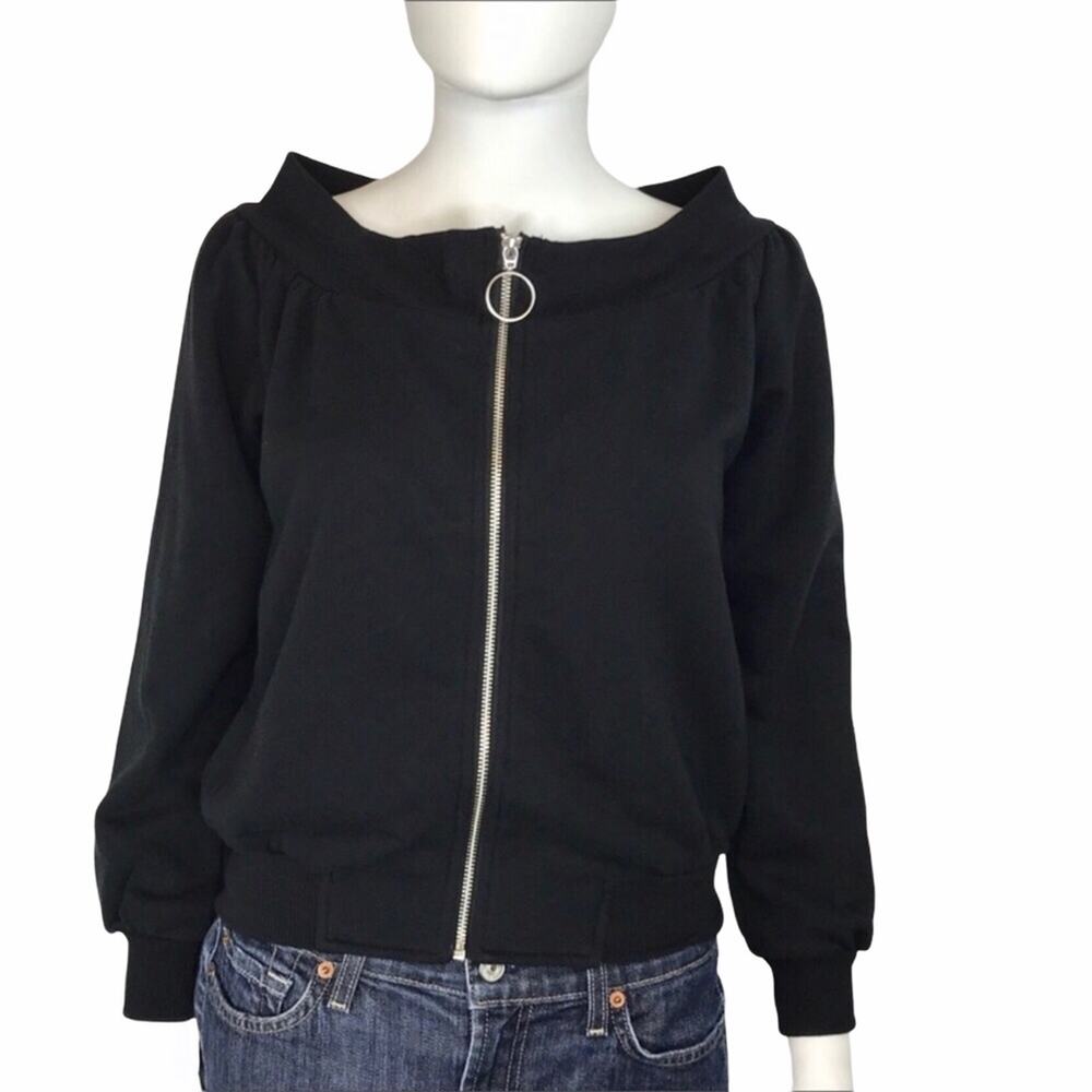 Romeo & Juliet NEW Black Jacket Lightweight Full Zip